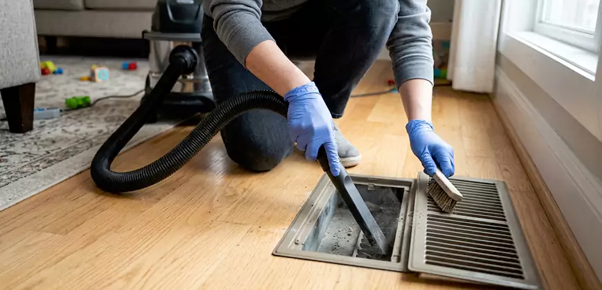 Ducted Heating Filter Cleaning in Warner Robins